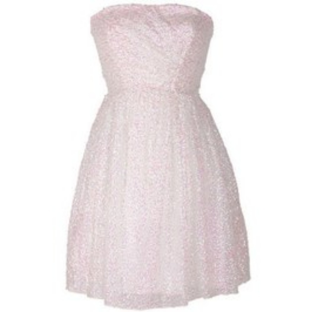 Delia's Sequin Dress - iridescent sequins on white party dress